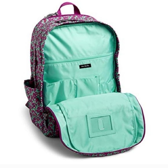 Vera Bradley Ligthen Up Printed Ditsy Dot Grand Backpack - Picture 2 of 12